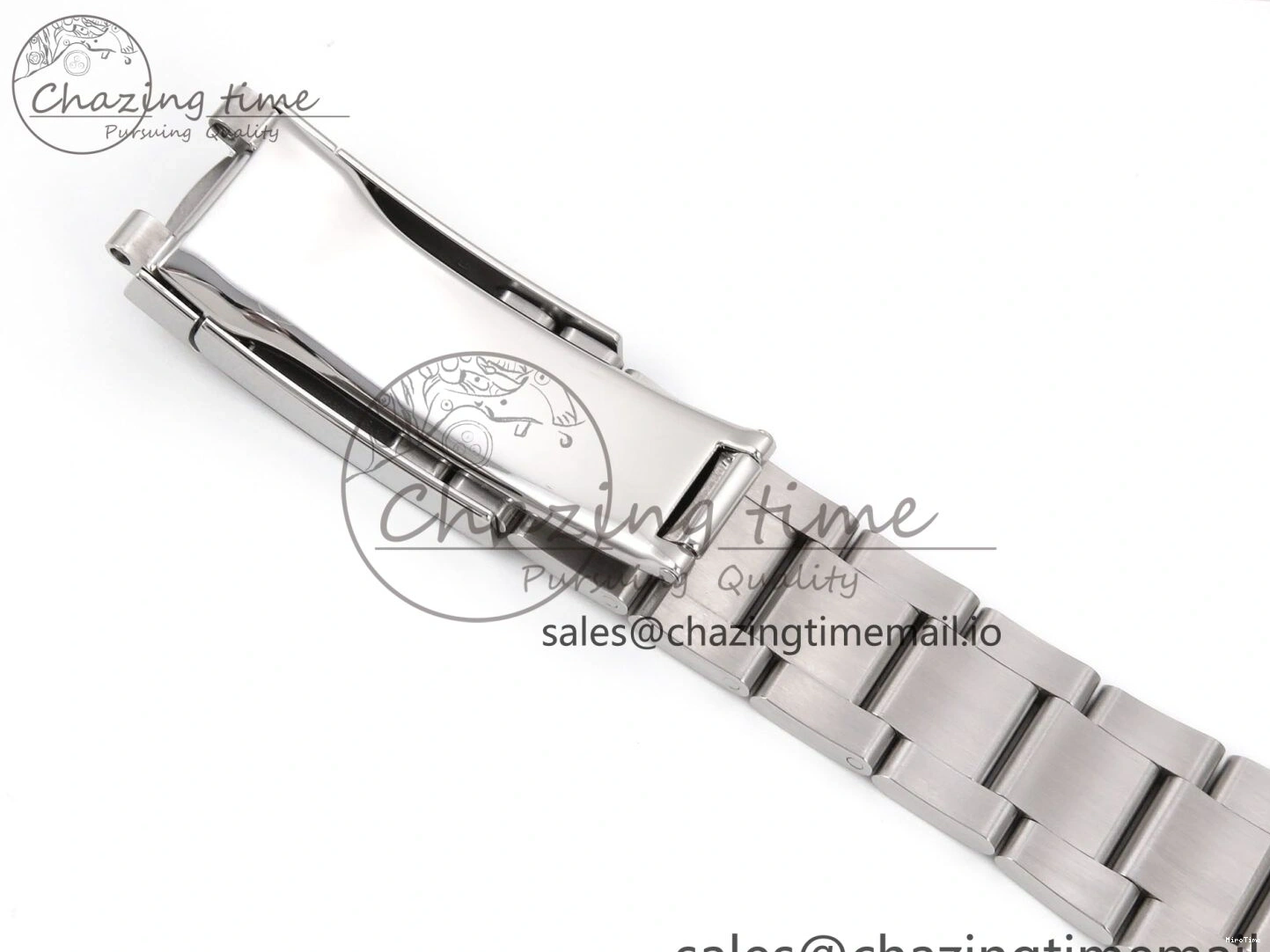 MiroTime 0131 GoodFit DateJust 41 126334 EWEF Best Edition Gray Dial Green Roman on Oyster Bracelet A 1054